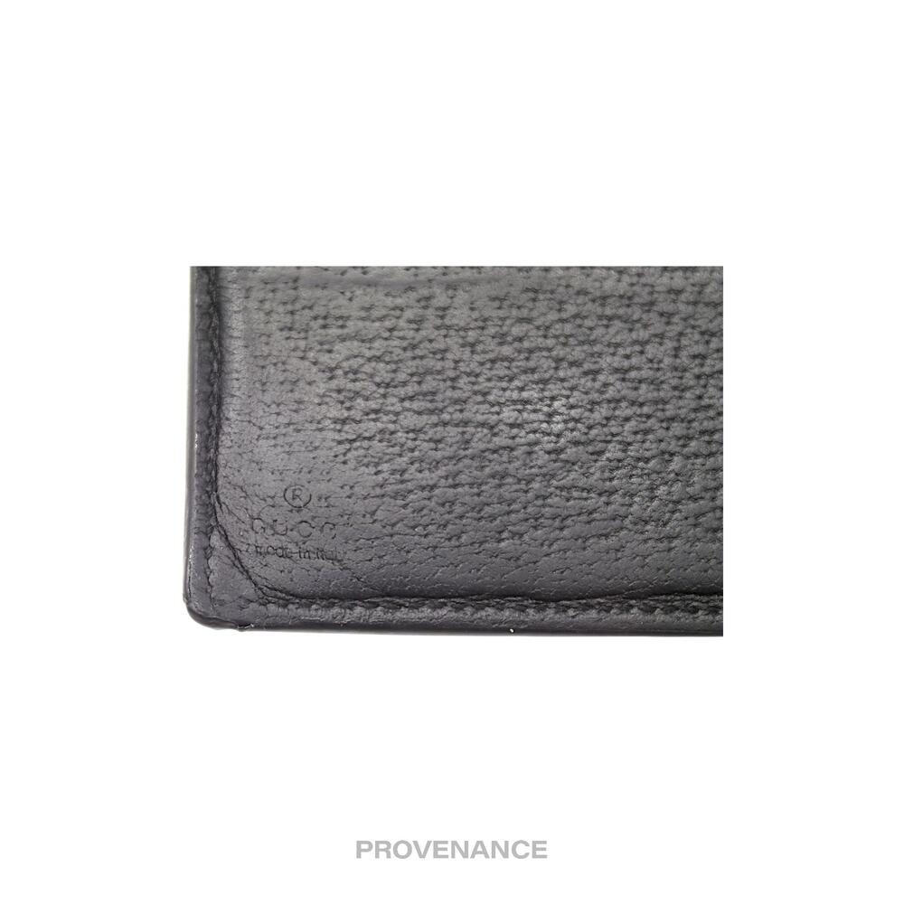 🔴 Gucci GG Marmont Snap Bifold Wallet - Black Leather - Picture 7 of 10